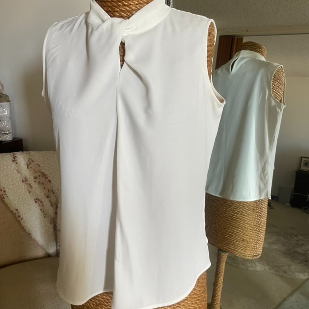 Calvin Klein Keyhole Blouse